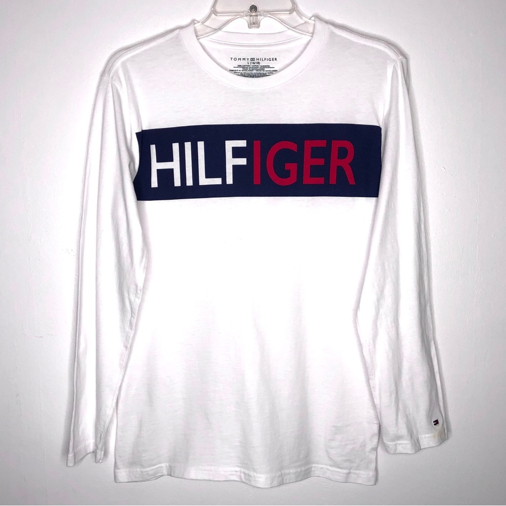 Tommy Hilfiger Long Sleeve Shirt Large 16/18